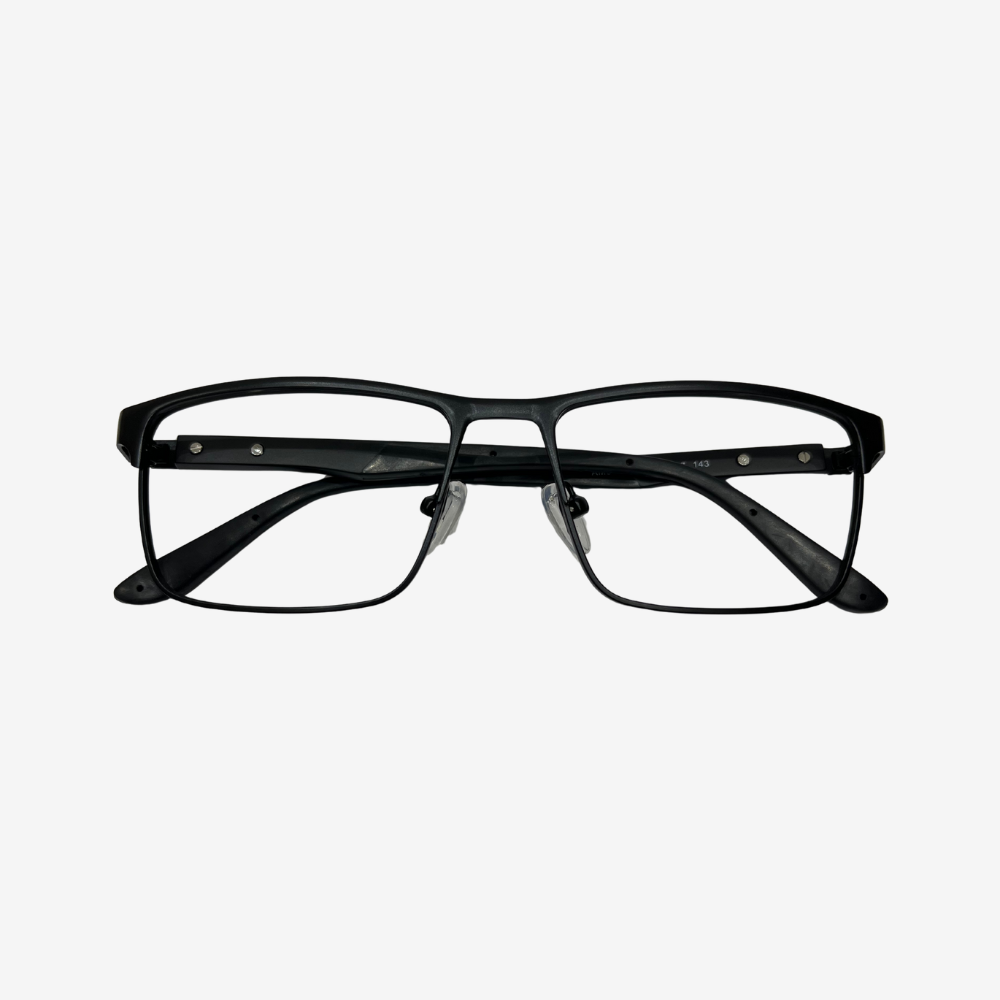 Óculos PORTIÉ Preto Fosco - Metal Premium - Imagem 4