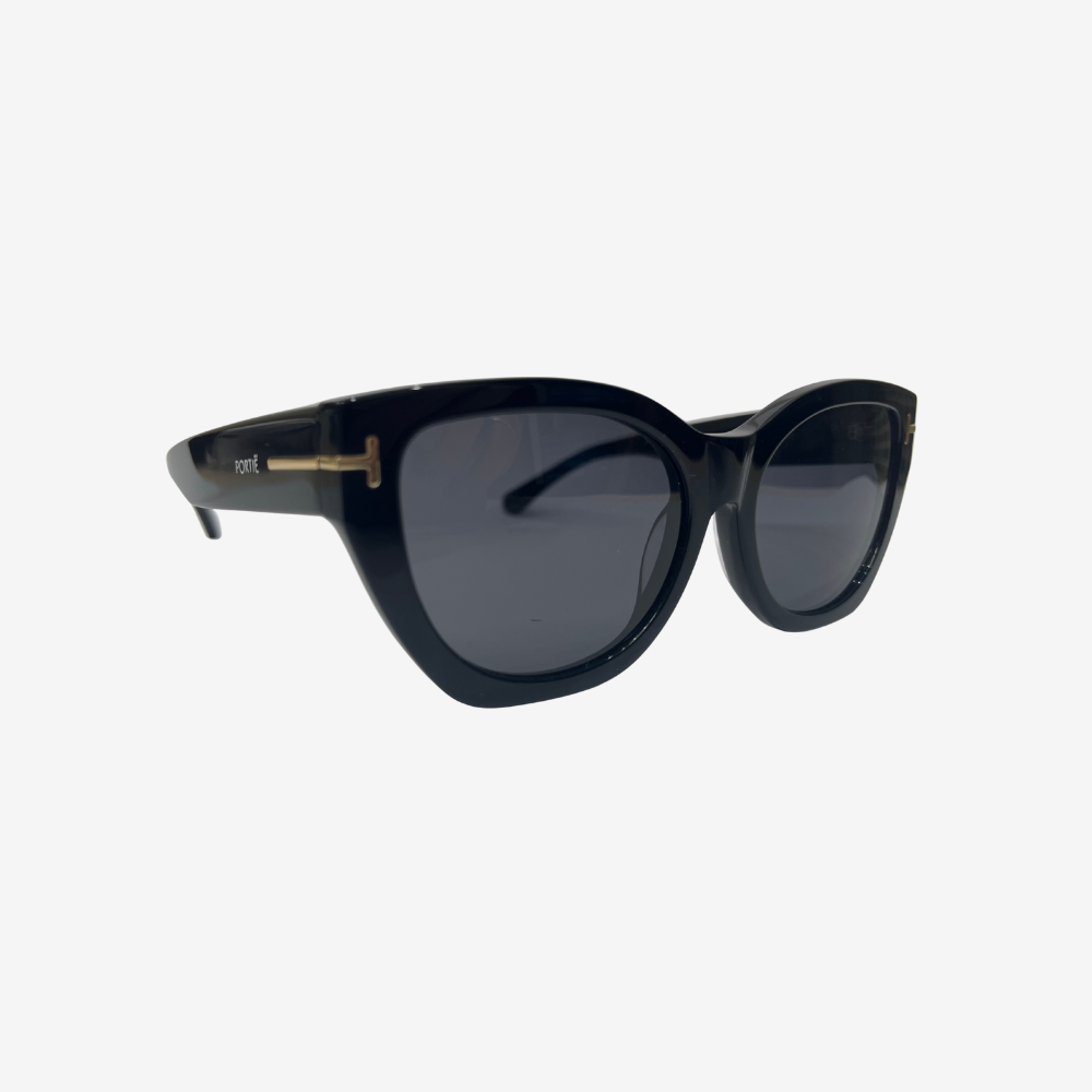 Óculos PORTIÉ Preto - Acetato com Lentes Black - Imagem 4